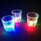 ALVENZA LED Light-Up Shot Glass Set – Vibrant Party Drinkware 24 Pc