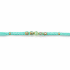 ALVENZA Beautiful Pearl and Stone Rakhi with Bright Beads and Elegant Raksha Bandhan Look