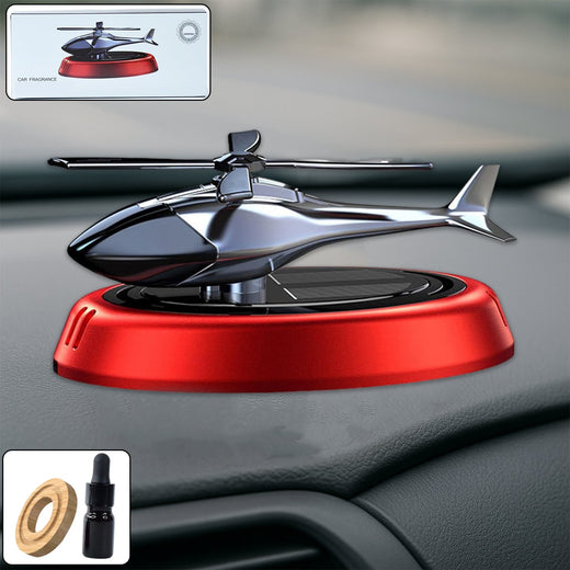 Solar Helicopter Car Air Freshener – Eco-Friendly Rotating Diffuser