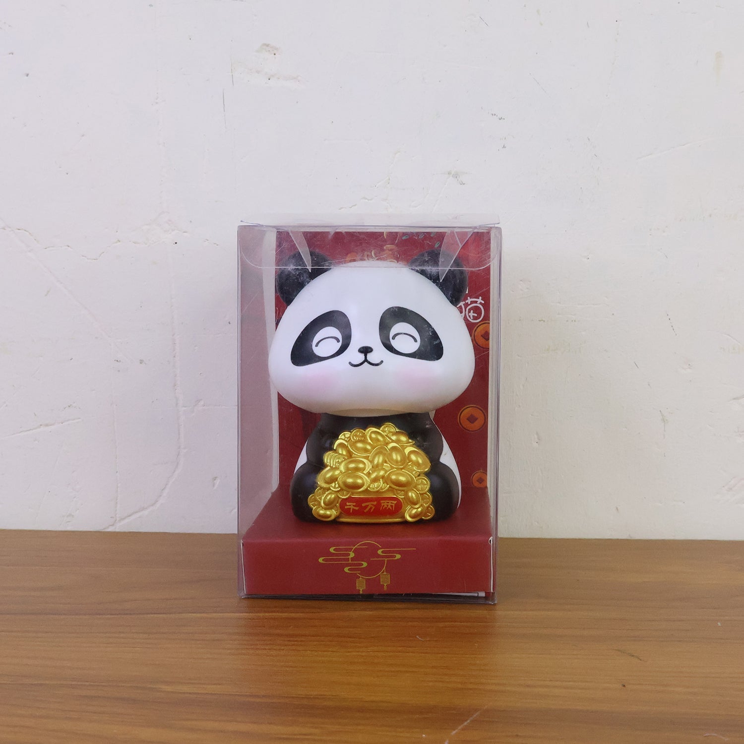 Solar Panda Car Decor Moving Dashboard Showpiece - Detail View 7