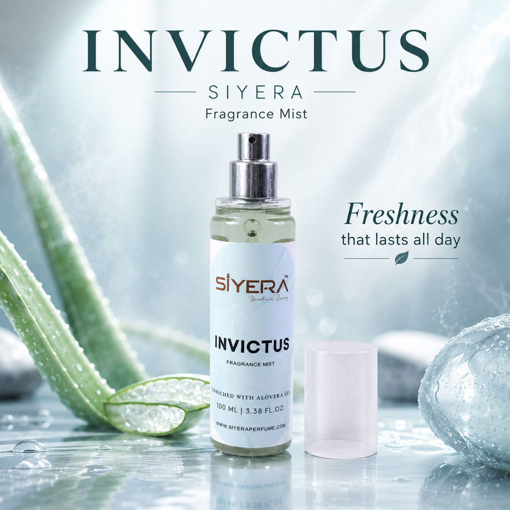 Siyera Invictus Fragrance Mist Long-lasting Refreshing Spray - Back View