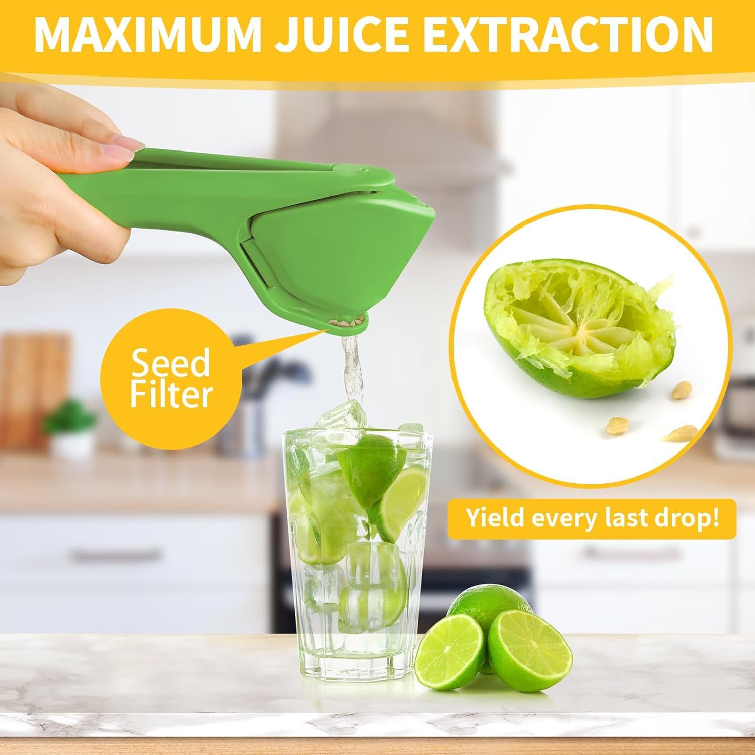 Manual Lemon Squeezer – Easy Handheld Citrus Juicer
