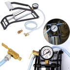 Steel Foot Pump Heavy Duty Car & Bike Tire Inflator - Detail View 6