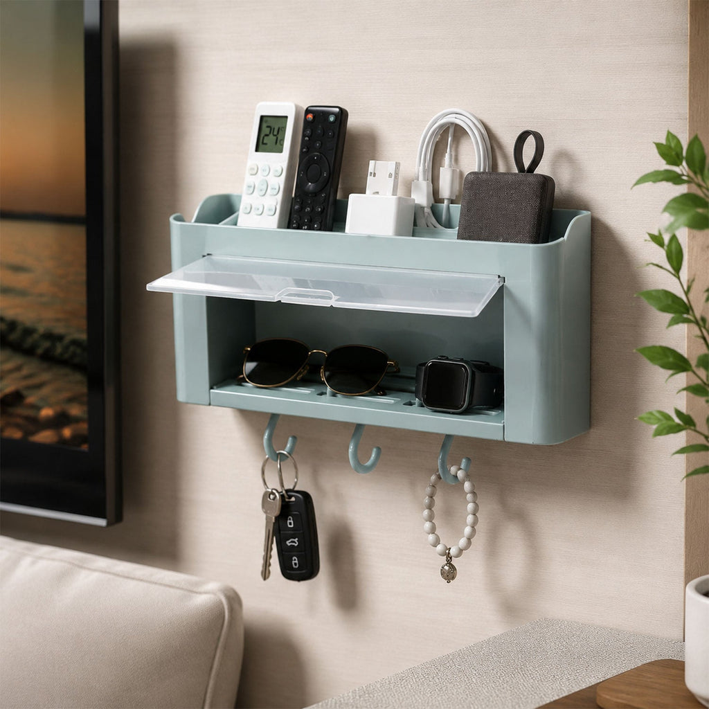 Wall Mounted Storage Organizer Shelf Space-Saving Bathroom & Kitchen Solution - Detail View 7