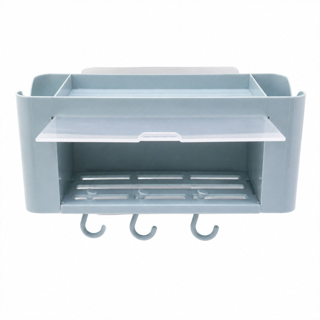 Wall Mounted Storage Organizer Shelf Space-Saving Bathroom & Kitchen Solution - Detail View 5