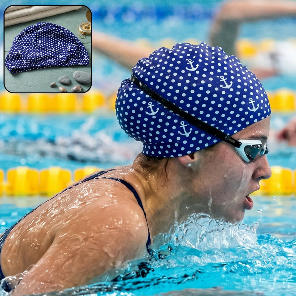 Stretchable Swimming Cap for Long Hair Large, Comfortable Fit