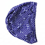 Stretchable Swimming Cap for Long Hair Large, Comfortable Fit - Back View