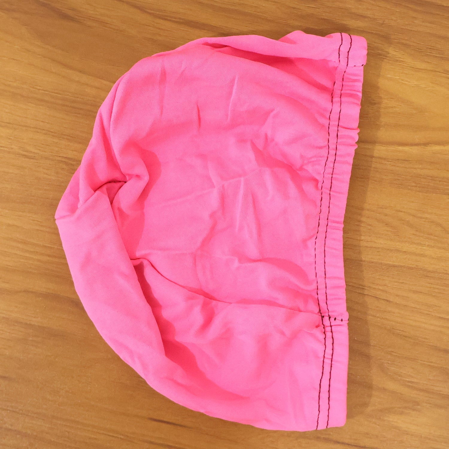 Small Premium Stretchable Pink Swimming Cap Comfortable Fit for Short Hair - Detail View 8