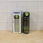 ALVENZA KOLORR Leakproof Sports Water Bottle with Straw & Carry Loop Black (700ML)