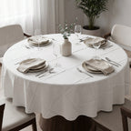Multipurpose Round Dining Table Mat Elegant & Protective - Front View