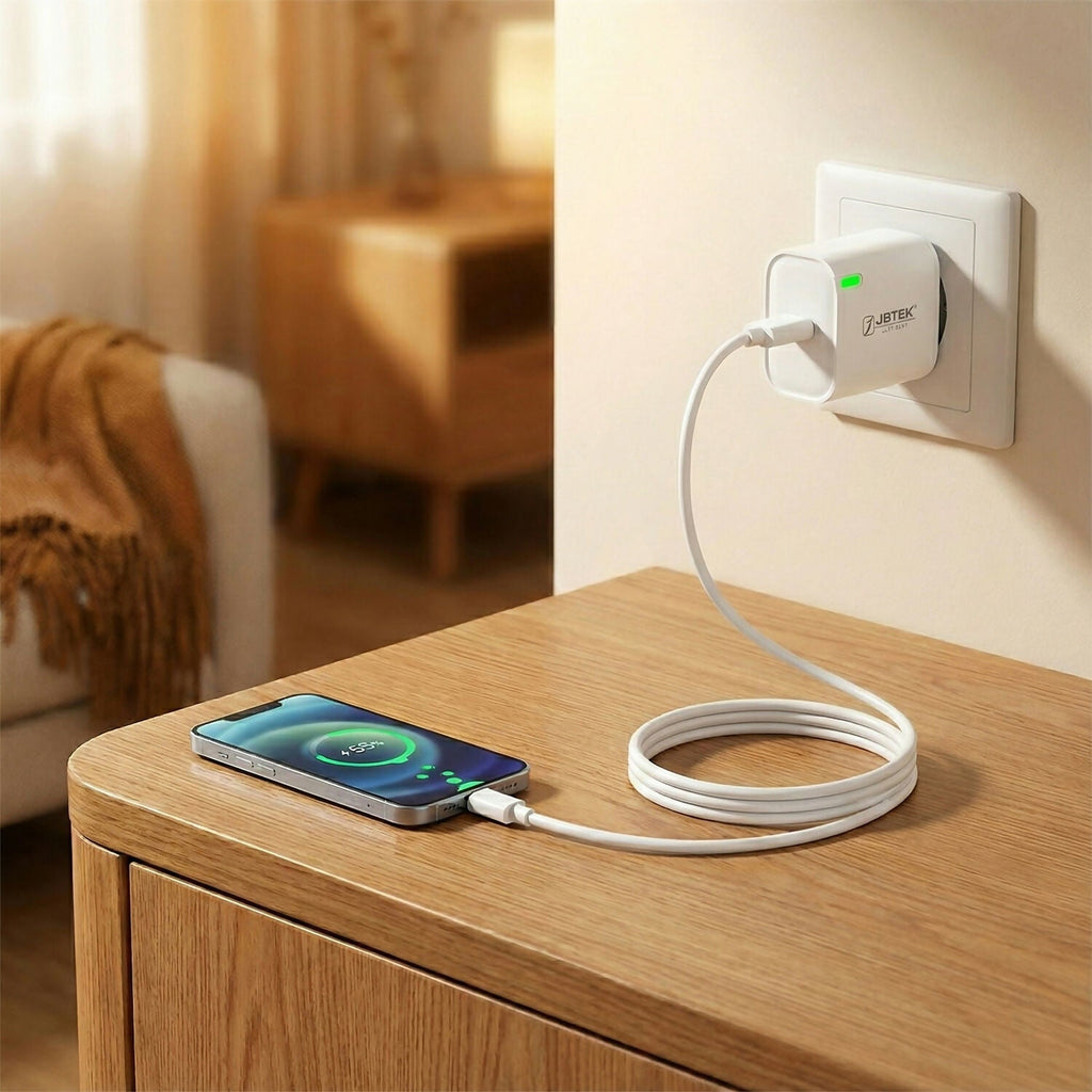 ALVENZA 15W USB Fast Charging Adapter – Quick Charge with USB to Type C Cable