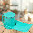 Kids Snack Tray with 350ml Steel Cup – Durable & Hygienic