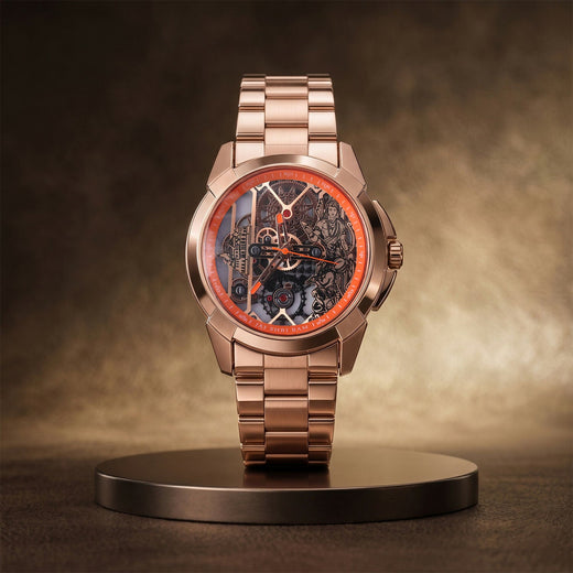 Jai Shri Ram Analog Watch – Devotional Style with Rose Gold Finish
