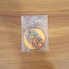 ALVENZA Hanuman Mandir Keychain – Bright Devotional Lightweight Accessory