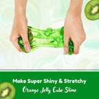 ALVENZA Kiwi Jelly Cube Slime Kit – Creative and Fun DIY Toy for Kids