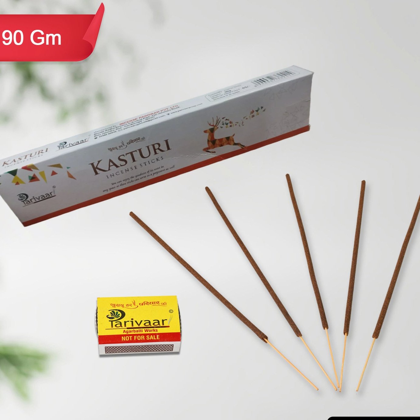 Agarbatti Mix Flavour 90g Long-Lasting Incense | - Side View