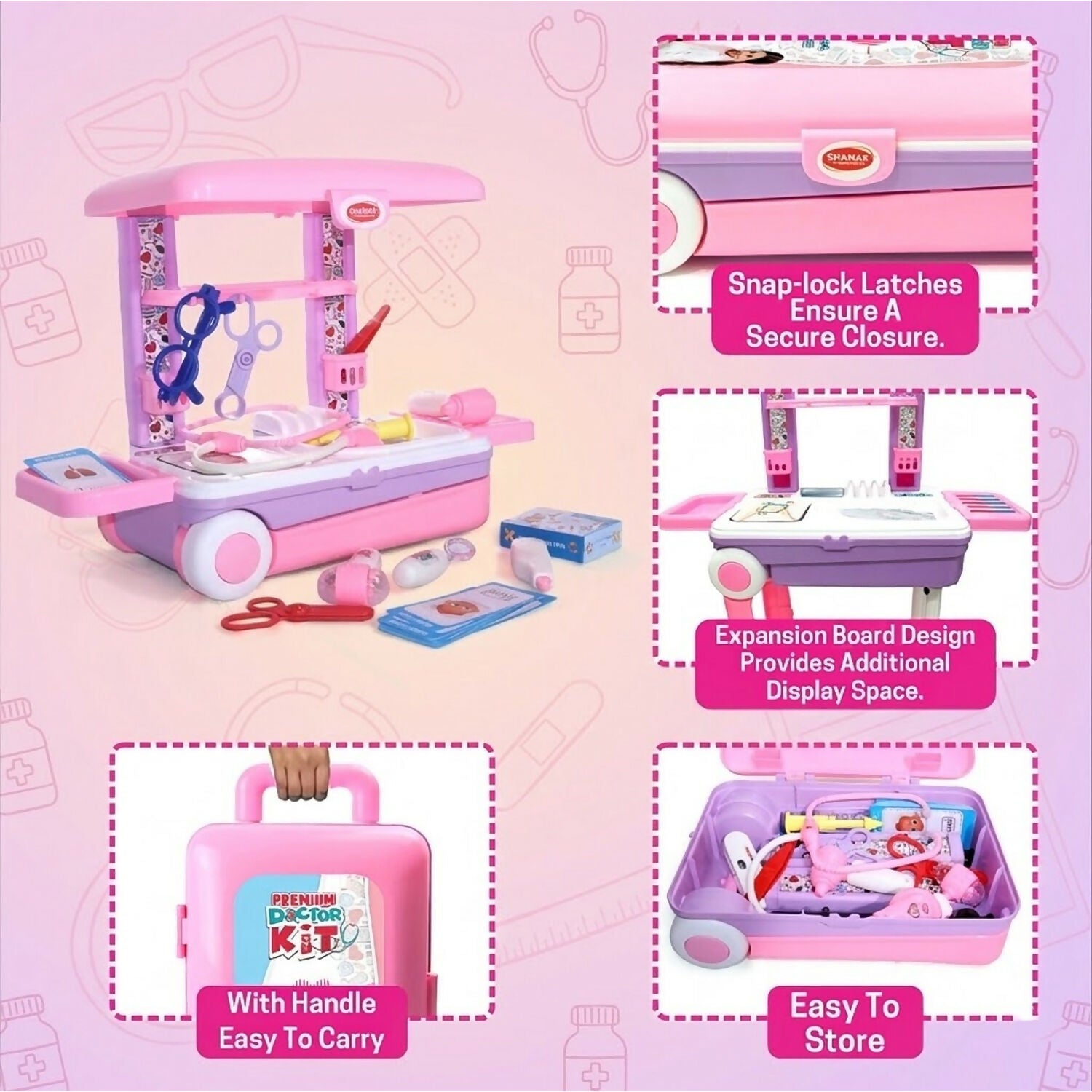 ALVENZA Kids Doctor Set – Realistic, Fun & Educational Play Kit