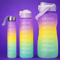 ALVENZA Motivational Water Bottle – Handy Time Marker & Leakproof Design