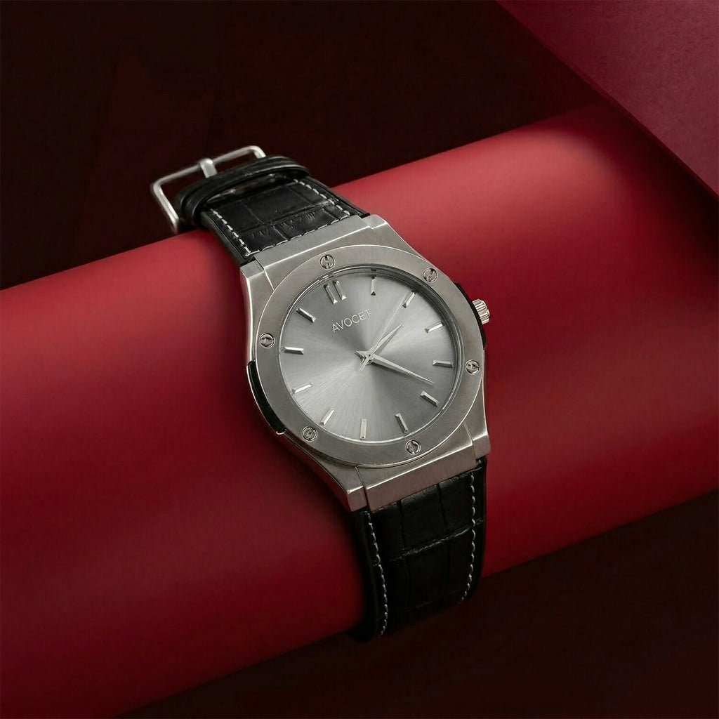 Elegant Silver Dial Watch – Modern & Sophisticated Design for Men