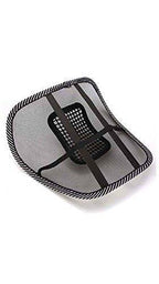 Ventilation Back Rest Ergonomic Lumbar Support - Back View