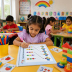 ALVENZA Kids Colour Learning Book – Fun Velcro Matching Activities for Toddlers
