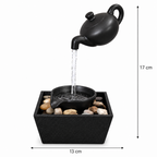 ALVENZA Levitating Teapot Water Fountain – Unique Floating Illusion Decor