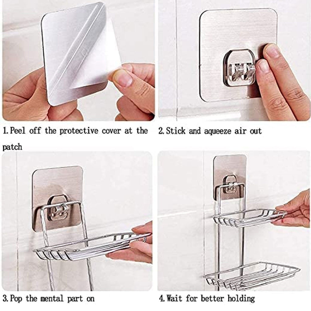 Self-Adhesive Transparent Wall Hook Damage-Free, Reusable Holder - Detail View 8