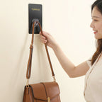 Strong Adhesive Plastic Wall Hook No Drilling & Reusable - Back View