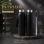 Stainless Steel Water Bottle Leak-Proof & Thermally Insulated for Daily Use - Detail View 7