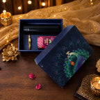 ALVENZA Customize Gold Rakhi - Elegant Bracelet with Festive Utility