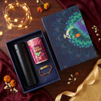 ALVENZA Customize Rakhi Set – Elegant Gift with Chocolate & Bottle