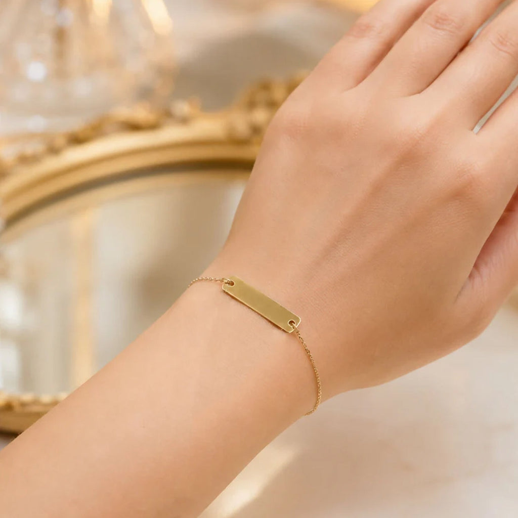 ALVENZA Customize Gold Rakhi - Elegant Festive Gift for Brother