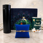ALVENZA Customize Golden Rakhi - Elegant & Personalised Gift for Brothers