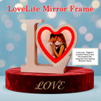 ALVENZA Love Heart LED Photo Frame – Romantic Red Light Display for Couples