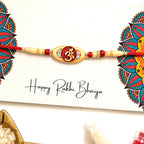 ALVENZA Spiritual Om Rakhi – Auspicious Sacred Protection for Brothers