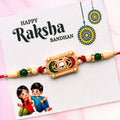 ALVENZA Traditional Meenakari Rakhi - Vibrant festive sibling gift