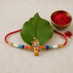 ALVENZA Shop Spiritual Rakhi with Lord Krishna Idol