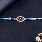 ALVENZA Evil Eye Beaded Rakhi – Stylish traditional sibling gift