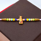 ALVENZA Hanuman Ji Rakhi – Colorful Beads with Soft Thread for Bhaiya