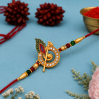 ALVENZA Lord Krishna Motif Rakhi – Divine Blessings for Rakshabandhan