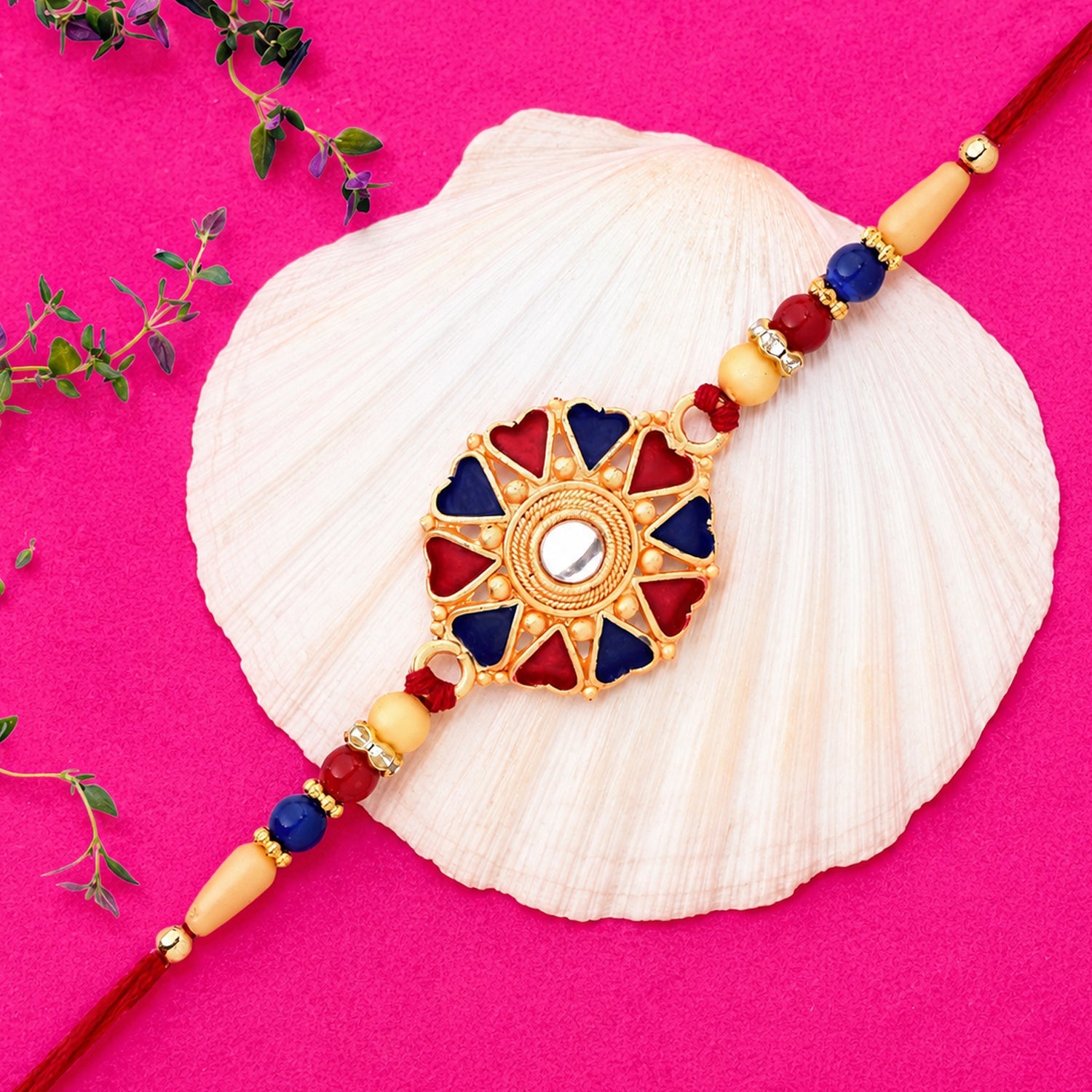 ALVENZA Traditional Rakhi – Handcrafted & Skin-Friendly for Raksha Bandhan