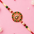 ALVENZA Vinayak Vrat Rakhi – Designer Ganesha Thread for Brothers