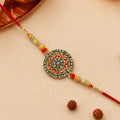 ALVENZA Traditional Rakhi - Elegant, Handcrafted Brother Gift for Raksha Bandhan