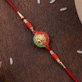 ALVENZA Mini Lord Ganesha Rakhi – Elegant Traditional Festive Accessory