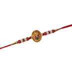 ALVENZA Lord Krishna Rakhi – Elegant Rudraksha Beads for Raksha Bandhan