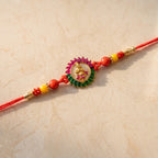 ALVENZA Traditional Circular Beads Rakhi – Elegant Festive Accessory