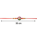 ALVENZA Traditional Circular Beads Rakhi – Elegant Festive Accessory