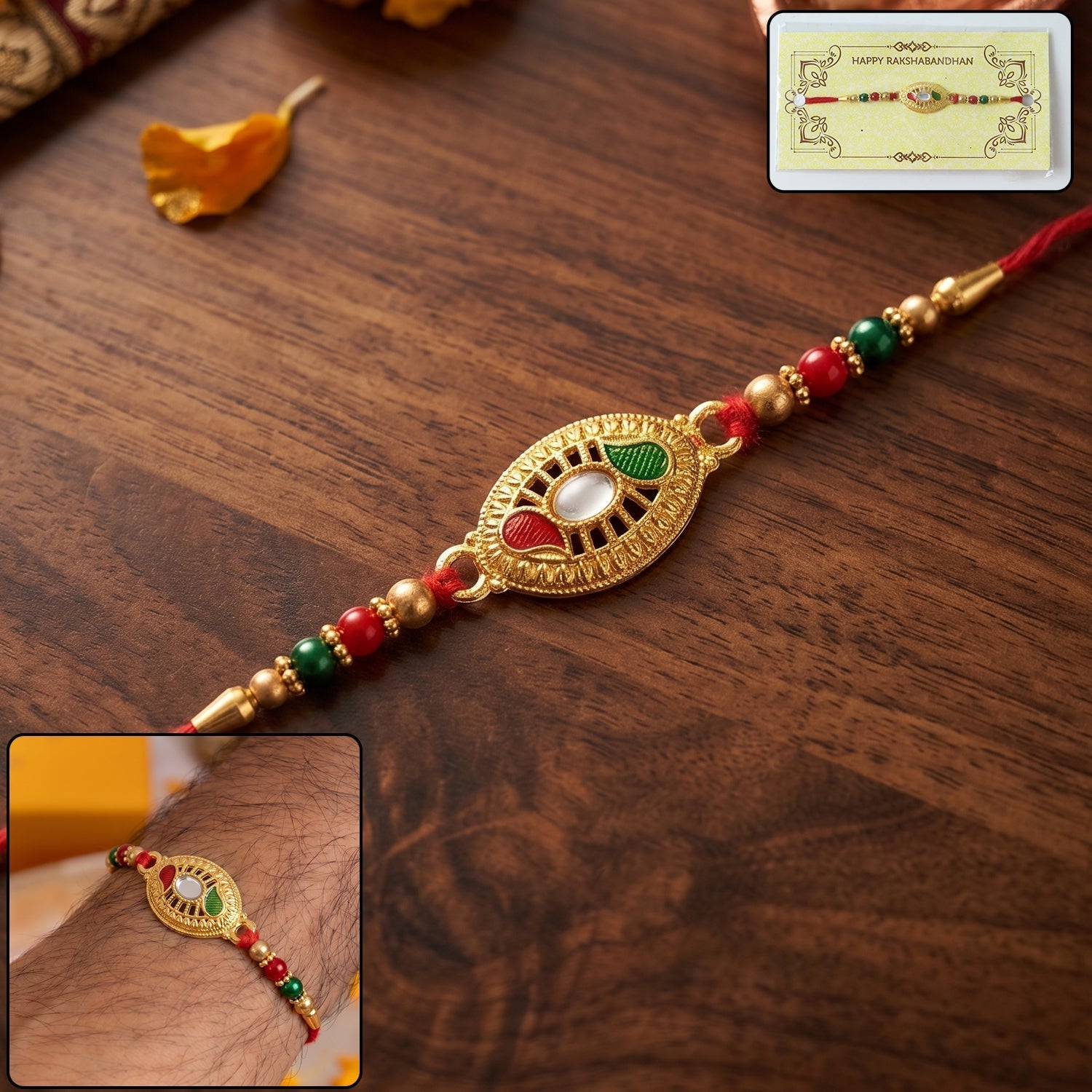 ALVENZA Rakhi – Traditional & Stylish Festive Thread for Raksha Bandhan