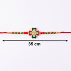 ALVENZA Colorful Beads Designer Rakhi – Modern Festive Accessory for Rakshabandhan