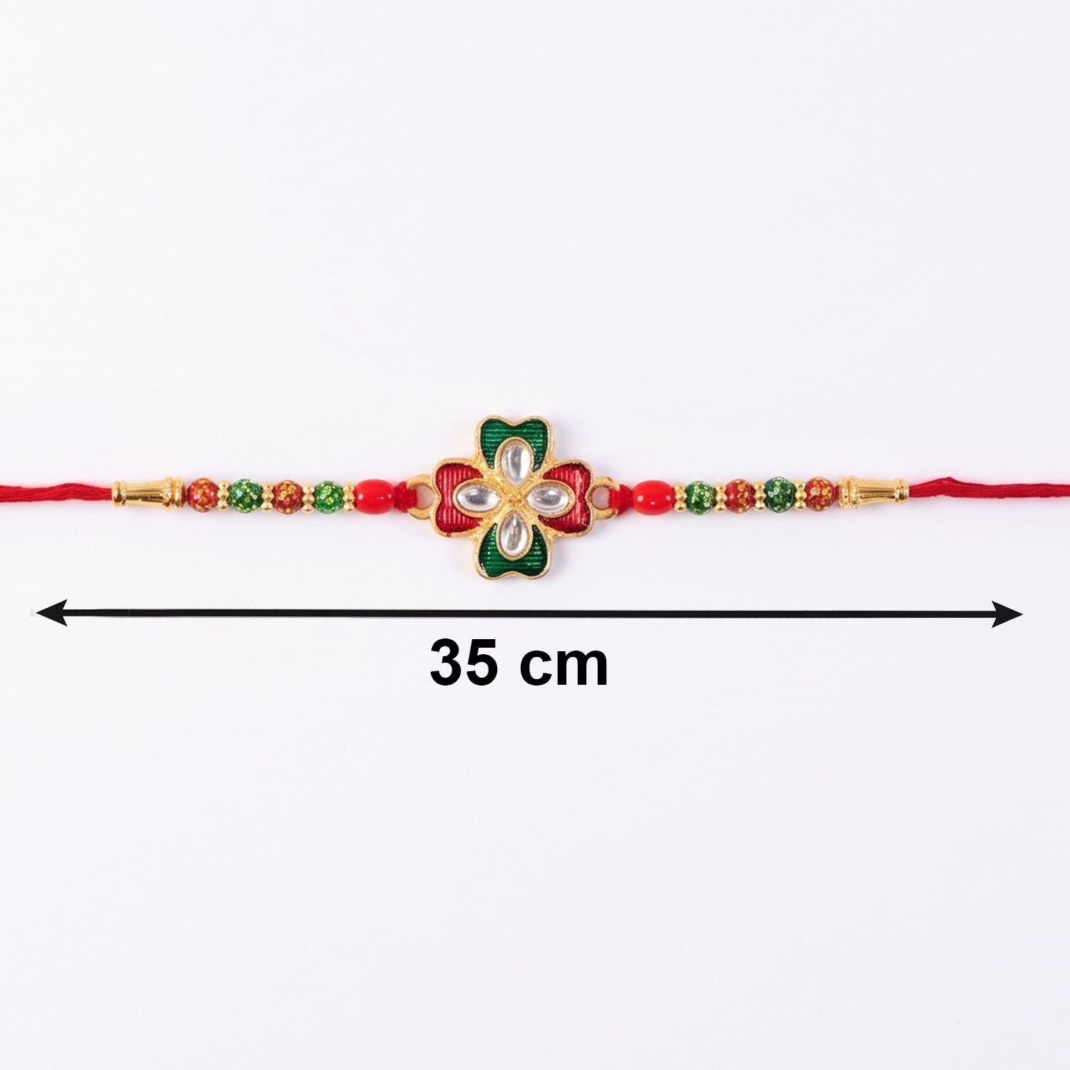 ALVENZA Colorful Beads Designer Rakhi – Modern Festive Accessory for Rakshabandhan